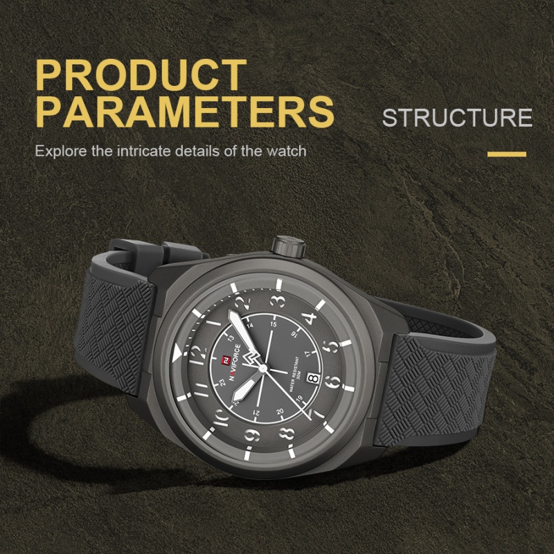 Watches Not Smartwatch - NAVIFORCE Men Quartz Calendar Watch 3ATM