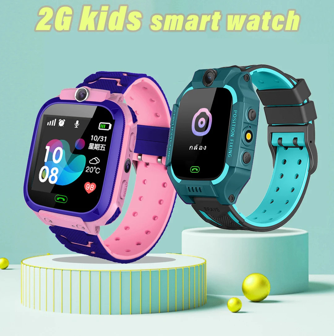 Smartwatch Watches Gift For Boys - Q12 Kids Smart Watch 2G SOS