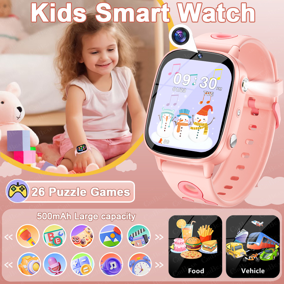 Smartwatch Watches For Girls Kids - Kids SmartWatch Camera Video Player 26
