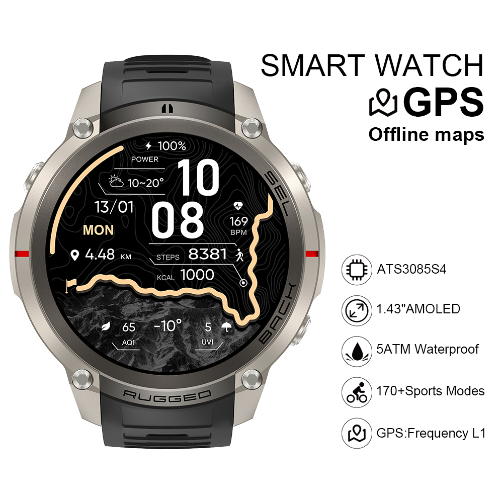 Watch Smartwatch - 2026 DM59 Smart Watch Offline Map