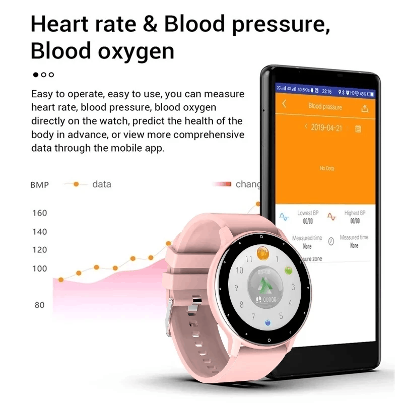 LIGE Women Smart Band Watch Re - Hybrid Smartwatch review and price