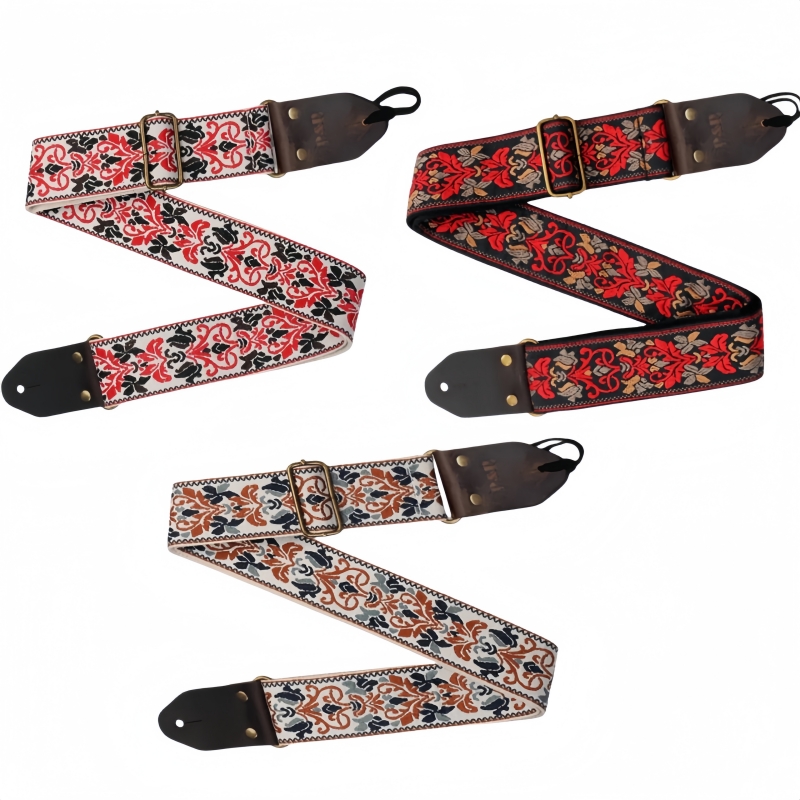 Miwayer Vintage Flowers Guitar - Leather Watch Strap review and price