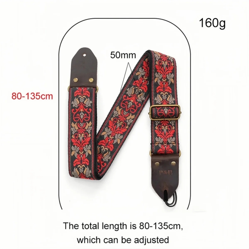 Miwayer Vintage Flowers Guitar - Leather Watch Strap review and price