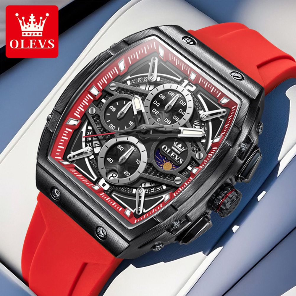 OLEVS 2975 Men's Watch Fashion - Skeleton Mechanical Watch review and price