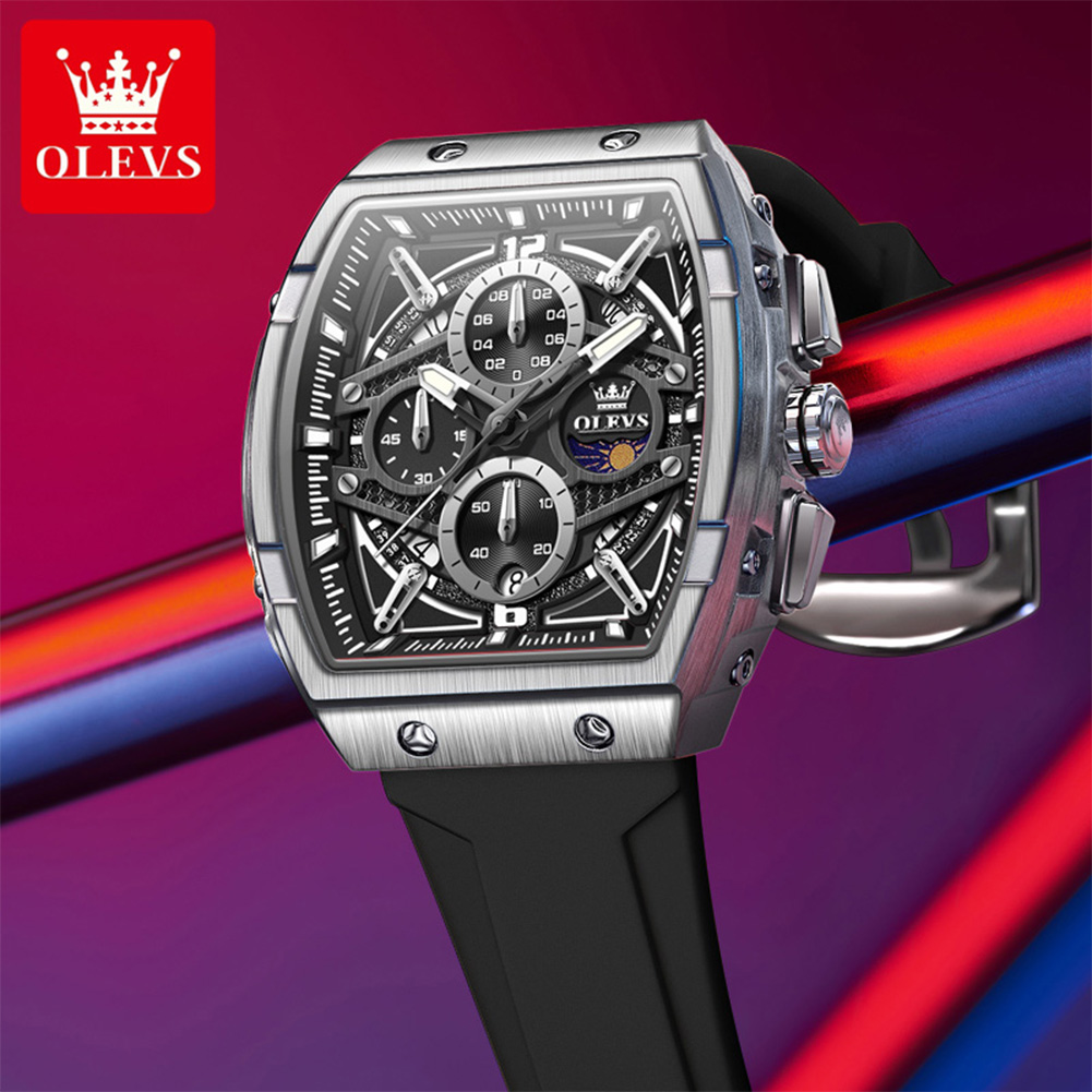 OLEVS 2975 Men's Watch Fashion - Skeleton Mechanical Watch review and price