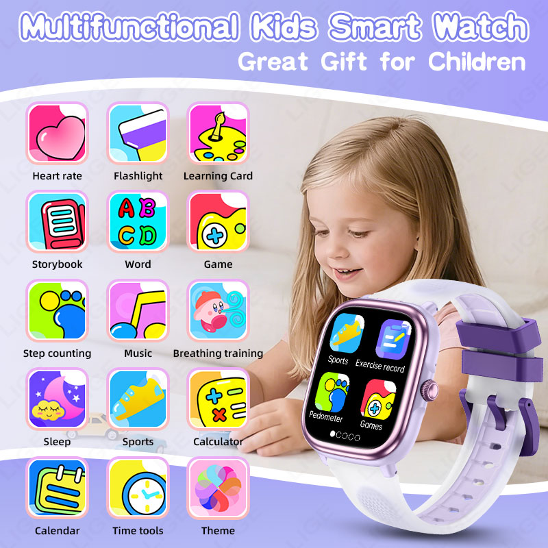 LIGE Kids Smart Watch 1.83inch - Smartwatch Watches For Girls Kids review and price