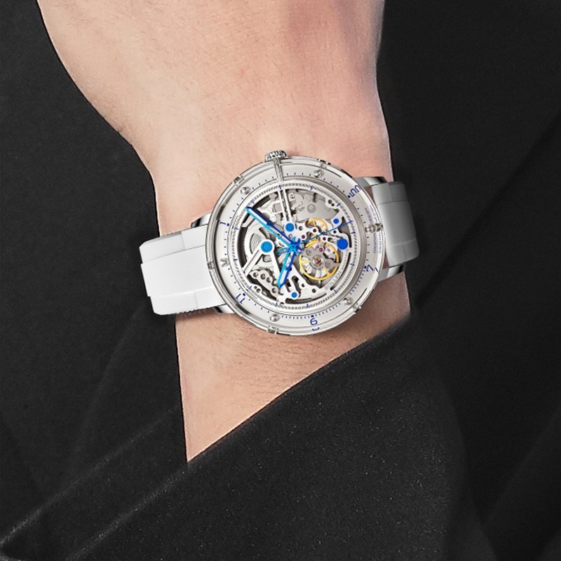 New Customized Mens Mechanical - Leather Watch Strap review and price