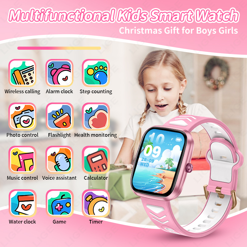 LIGE Children Boys Girls Prese - Smartwatch Watches For Girls Kids review and price