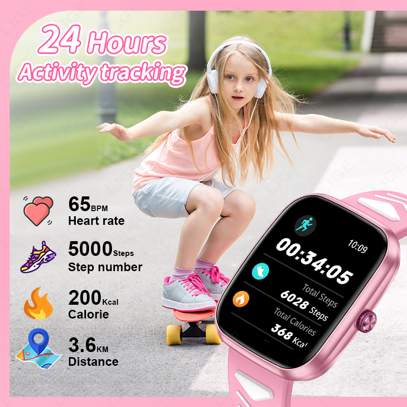 LIGE Children Boys Girls Prese - Smartwatch Watches For Girls Kids review and price