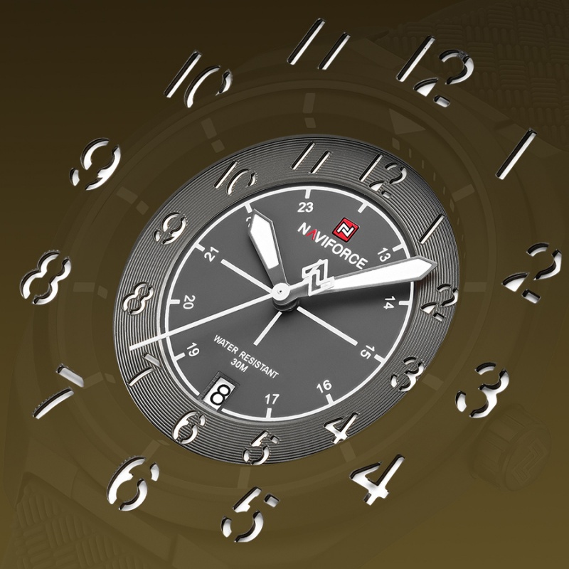 NAVIFORCE Men Quartz Calendar  - Watches Not Smartwatch review and price