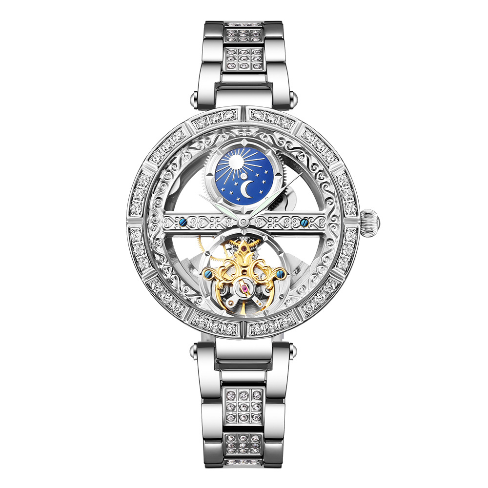 Ladies Watch Automatic Woman L - Skeleton Mechanical Watch review and price