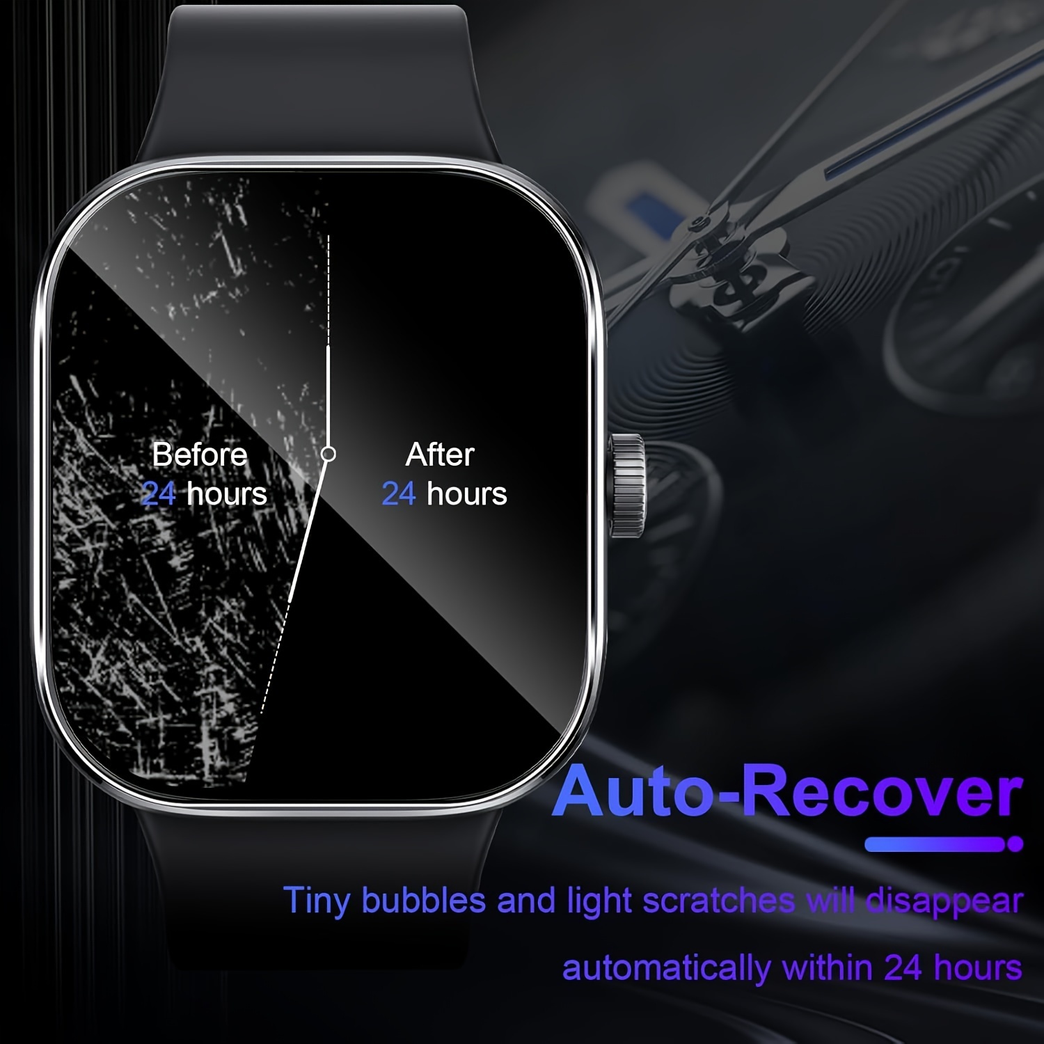3-5Pcs Premium Tempered Glass  - Smart Watch Screen Protector review and price