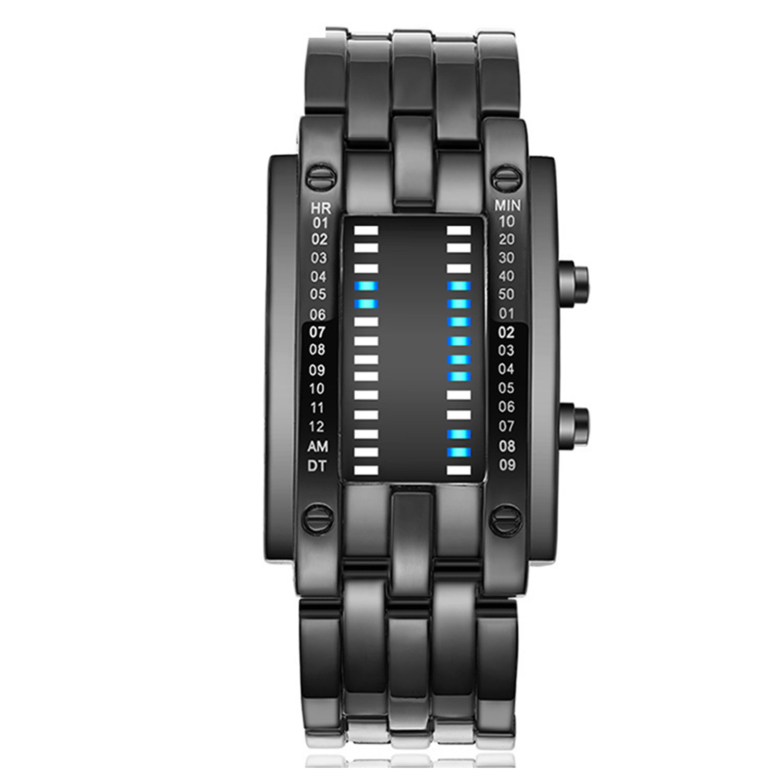 Premium Binary Matrix Blue LED - Smartwatch Premium Watches For Women review and price