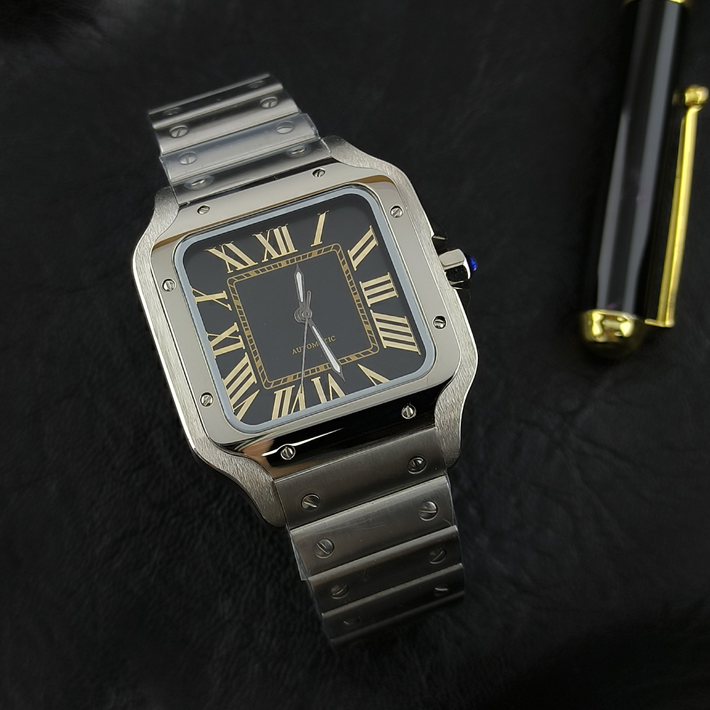 High quality NH35 watch stainl - Skeleton Mechanical Watch review and price