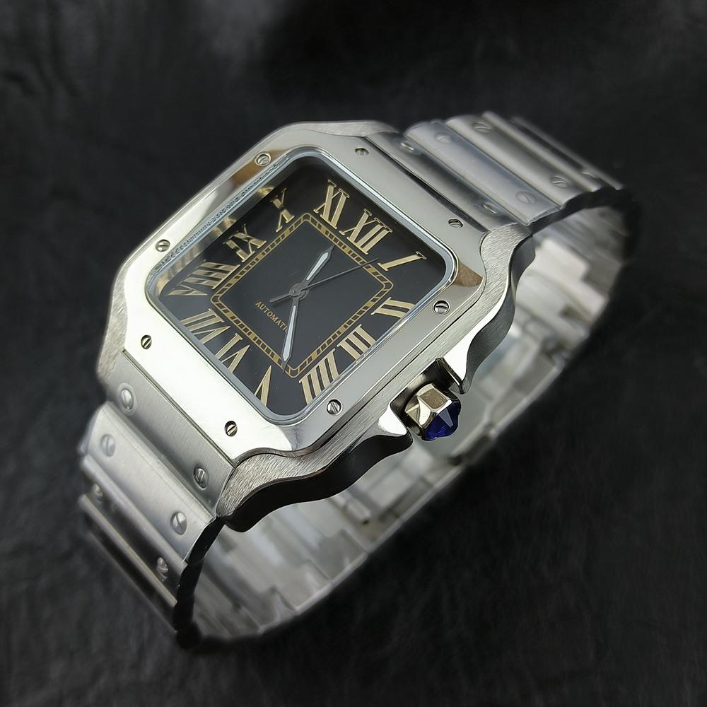 High quality NH35 watch stainl - Skeleton Mechanical Watch review and price