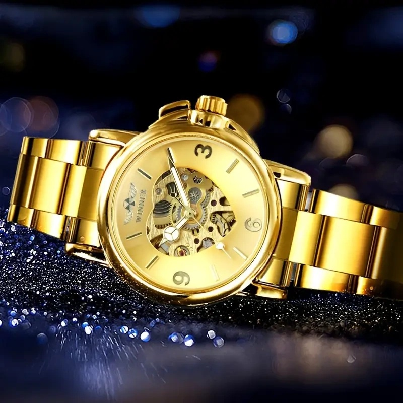 Elegant Women's Automatic Mech - Skeleton Mechanical Watch review and price