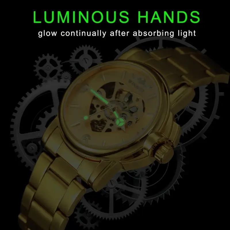Elegant Women's Automatic Mech - Skeleton Mechanical Watch review and price