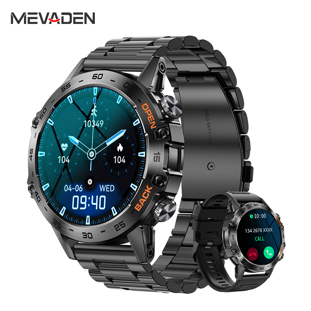 MEVADEN Steel 1.39 inch Men Lu - Hybrid Smartwatch review and price