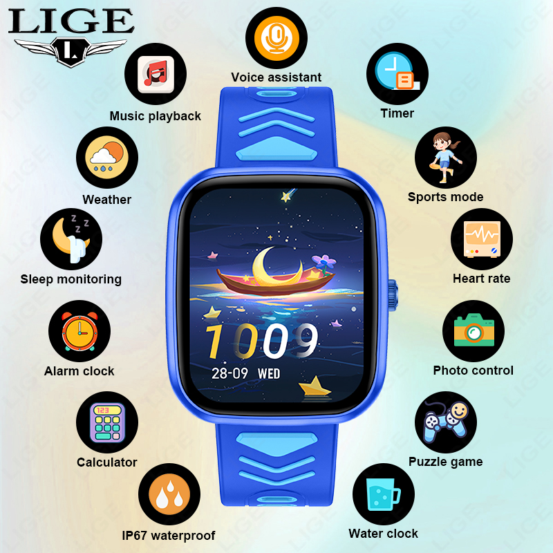 LIGE Kids Smartwatch Game Wate - Smartwatch Watches For Girls Kids review and price