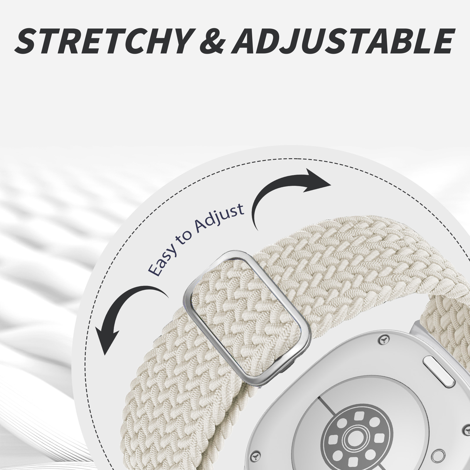 Braided loop bands for Samsung - Smartwatch Samsung Watches For Men review and price