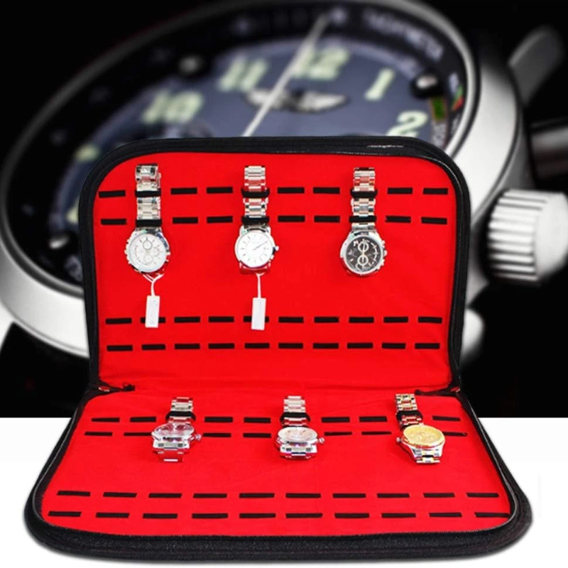 20 Slots Watch Storage Bag Con - Leather Watch Strap review and price