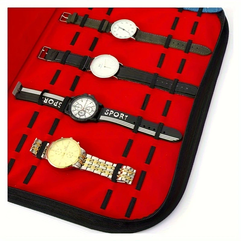 20 Slots Watch Storage Bag Con - Leather Watch Strap review and price