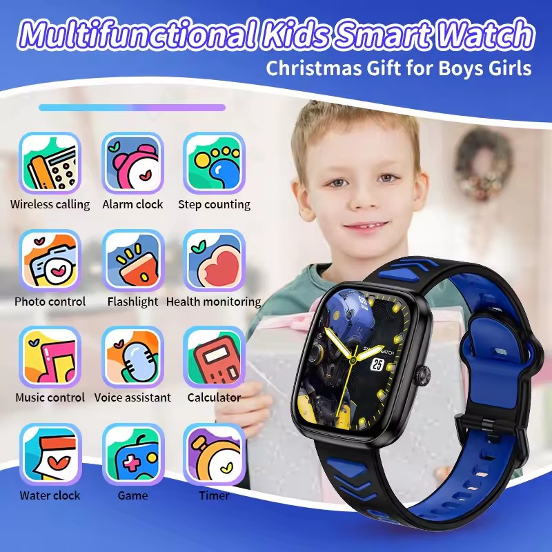 Children Boys Girls Present Sm - Smartwatch Watches For Girls Kids review and price