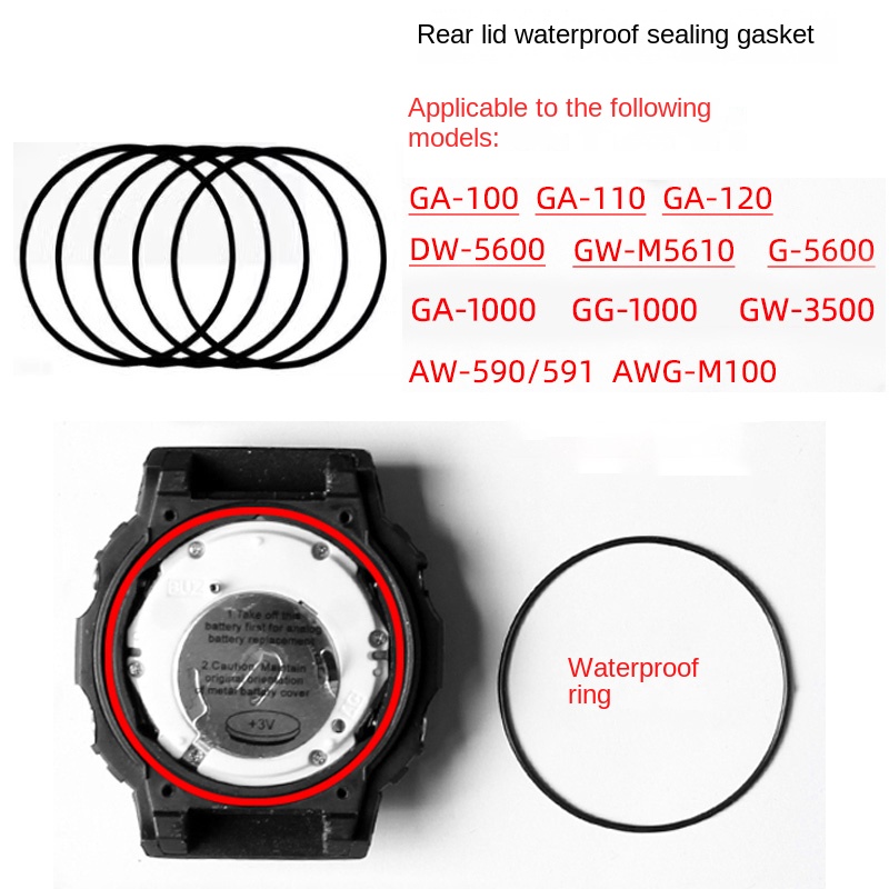 Rear cover waterproof ring for - Casio Watch G-Shock Ga-2100 review and price