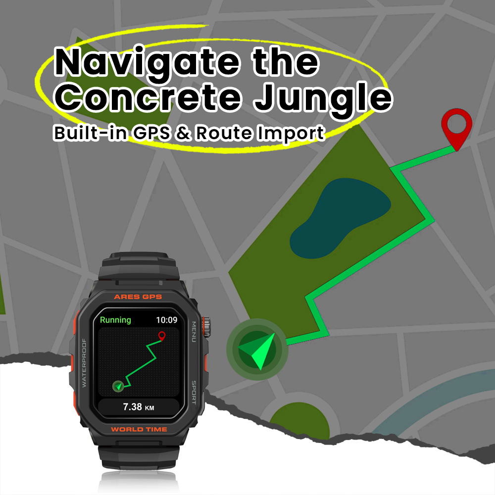 New Zeblaze Ares GPS Smart Wat - Hybrid Smartwatch review and price