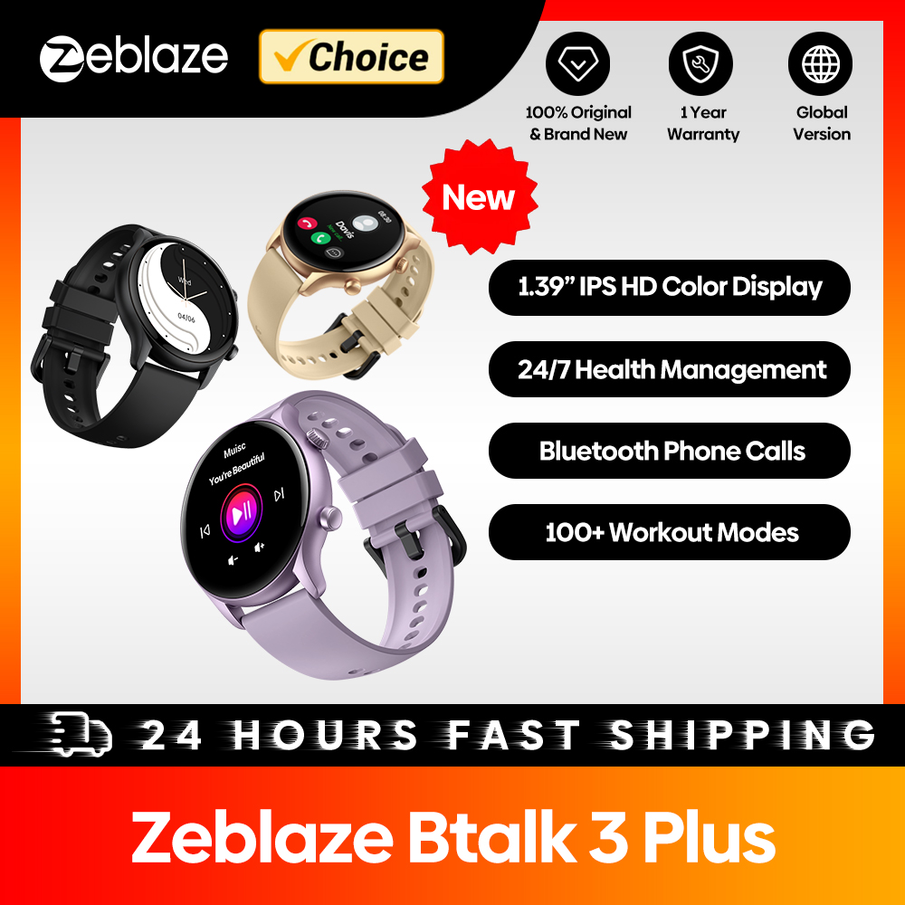 New Zeblaze Btalk 3 Plus Voice - Hybrid Smartwatch review and price