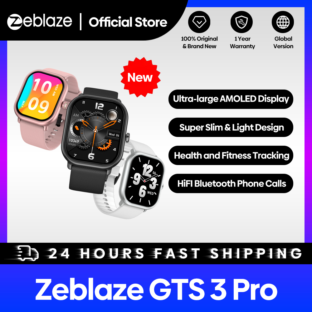 New Zeblaze GTS 3 Pro Voice Ca - Hybrid Smartwatch review and price