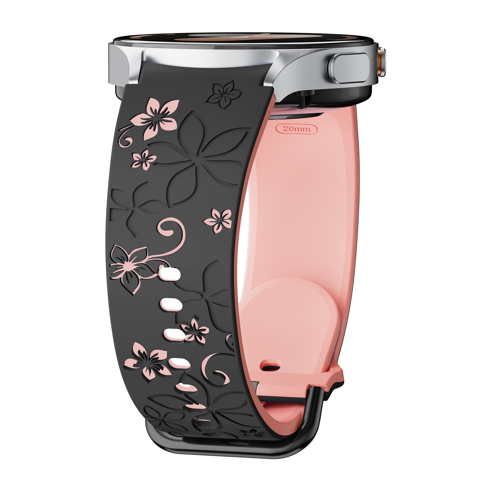 Engraved Silicone Band for Sam - Smartwatch Samsung Watches For Men review and price
