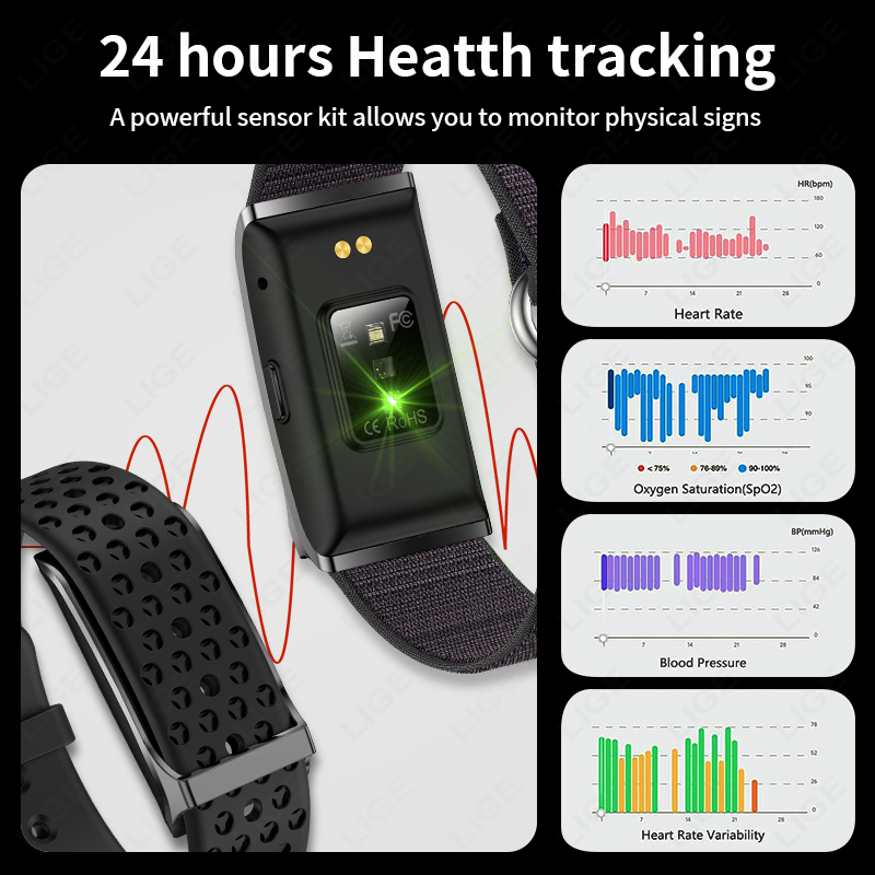 LIGE 100+ Sport Fitness Tracke - Watch Smartwatch review and price