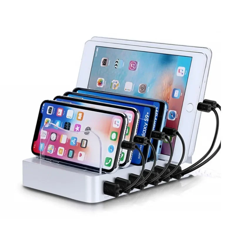 6USB desktop phone holder, sma - Watch Smartwatch review and price