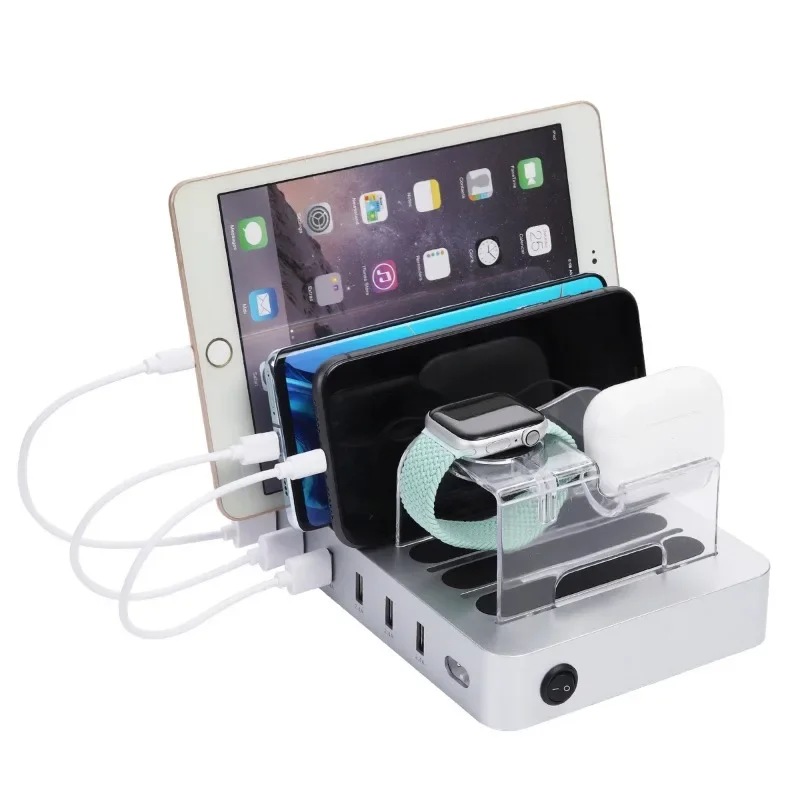 6USB desktop phone holder, sma - Watch Smartwatch review and price