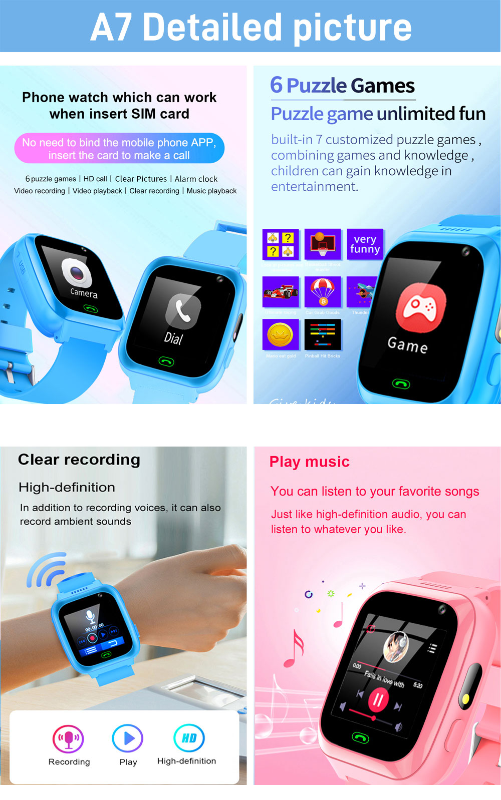 2G 4G Kids Smart Watch Phone G - Smartwatch Watches Gift For Boys review and price