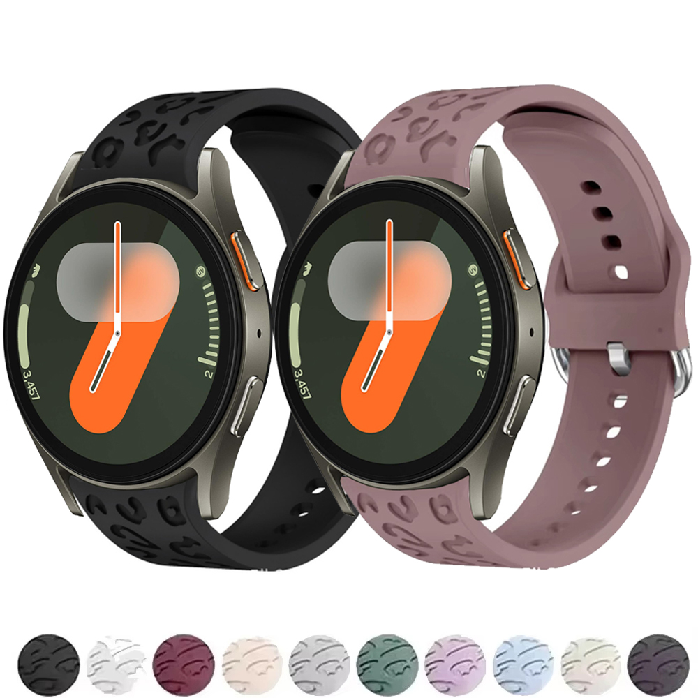 Leopard Engraved No Gaps Band  - Smartwatch Samsung Watches For Men review and price
