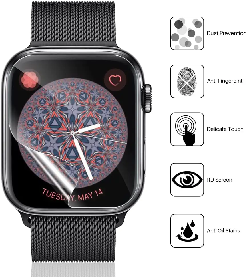 Screen Protector for Apple Wat - Smart Watch Screen Protector review and price