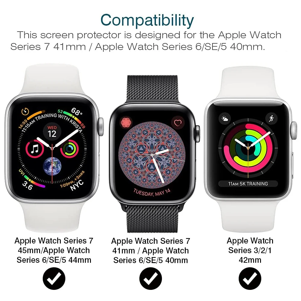 Screen Protector for Apple Wat - Smart Watch Screen Protector review and price