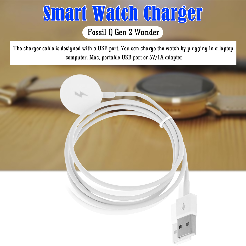 Watch Charger Cable USB Chargi - Fossil Watches Smartwatch Charger review and price