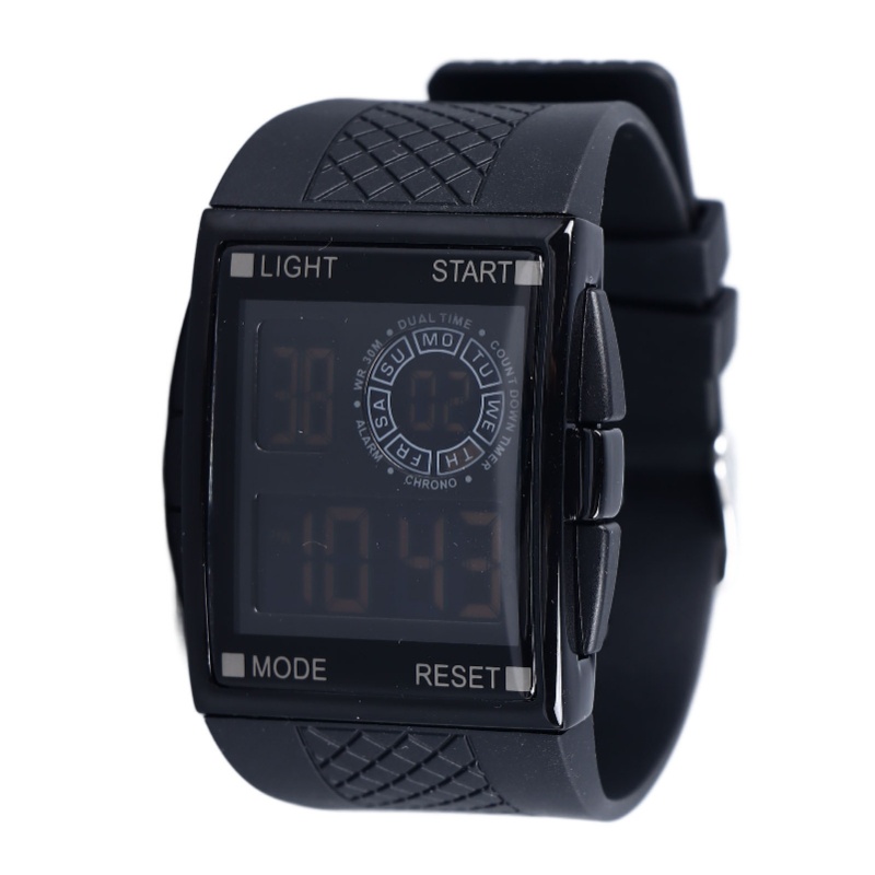 Digital Sport Watch Waterproof - Leather Watch Strap review and price