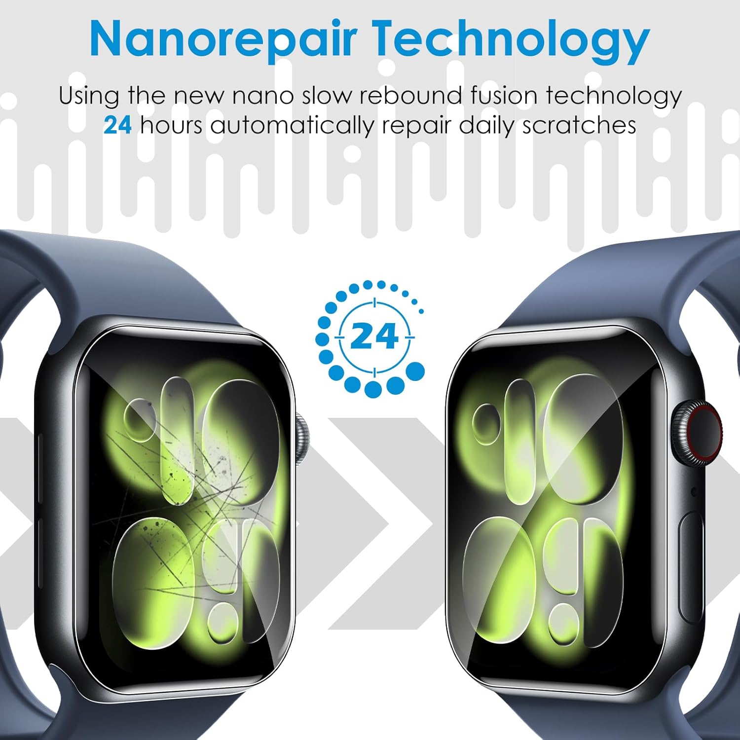1-10PCS Hydrogel Film for Appl - Smart Watch Screen Protector review and price